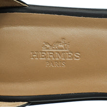 Hermes Noir Santorini Sandals 38