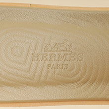 Hermes Gris Chaine d'Ancre Motif Oran Sandals 38