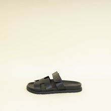 Hermes Noir Chypre Sandal 38