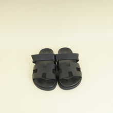 Hermes Noir Chypre Sandal 38
