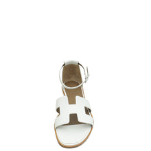 Hermes Blanc Santorini Sandal 38