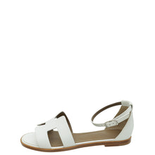 Hermes Blanc Santorini Sandal 38