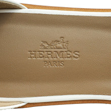 Hermes Blanc Santorini Sandal 38