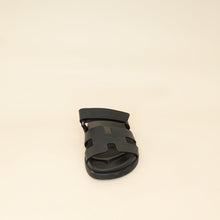 Hermes Noir Chypre Sandal 39