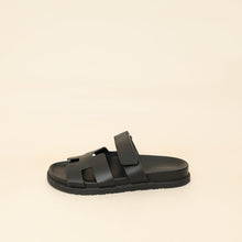 Hermes Noir Chypre Sandal 39