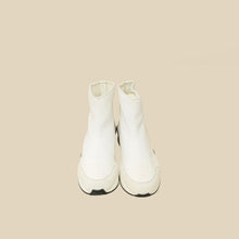 Hermes White Mesh Suede Soft Ankle Boot Sneaker 39