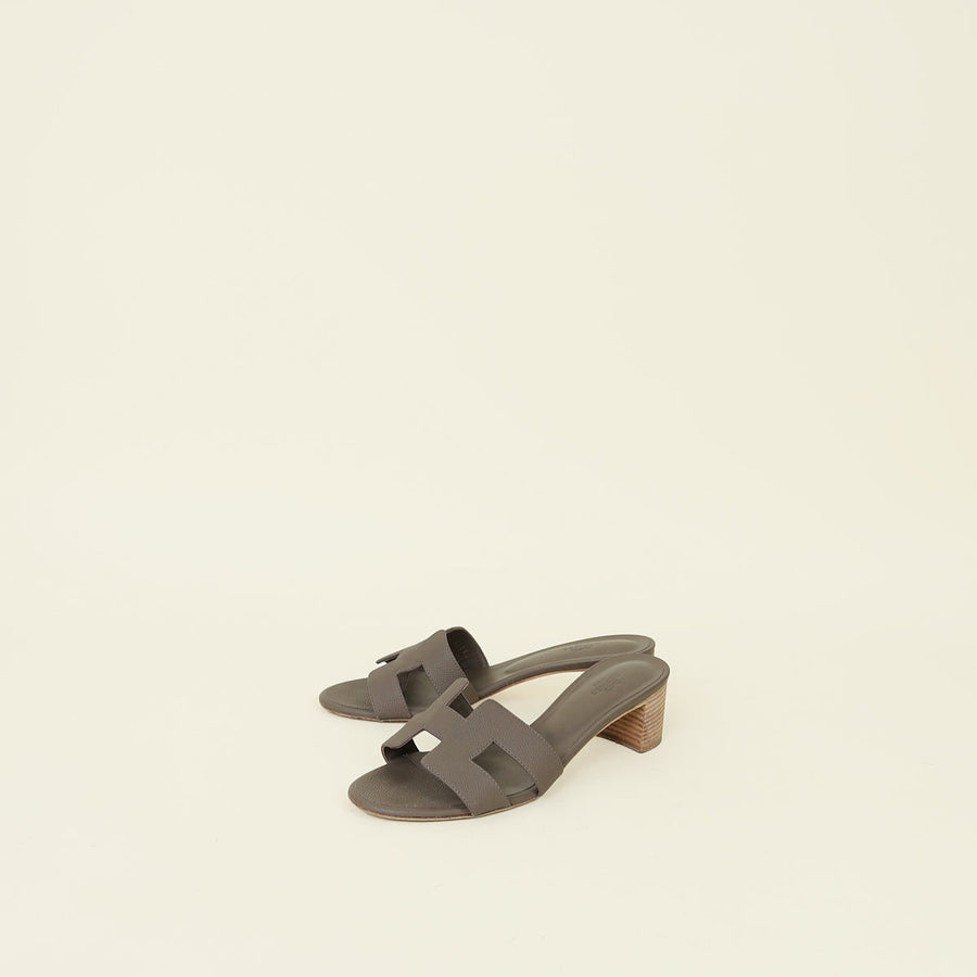 Hermes Etain Oasis Sandals 39