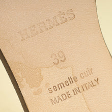 Hermes Etoupe Oasis Sandals 39
