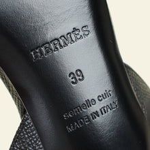Hermes Black Holy 105 Sandal 39