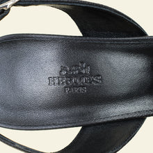 Hermes Black Holy 105 Sandal 39