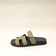 Hermes Etoupe Chypre Sandals 39