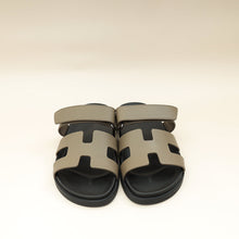 Hermes Etoupe Chypre Sandals 39
