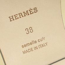 Hermes Gris Antarctique Suede Goatskin Oran Sandal 38
