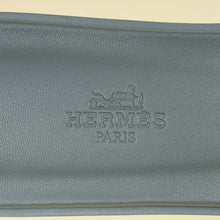 Hermes Gris Antarctique Suede Goatskin Oran Sandal 38