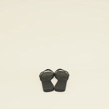 Hermes Noir Aloha Sandals 40