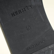 Hermes Noir Aloha Sandals 40