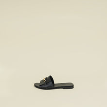 Hermes Noir Giulia Sandal 40