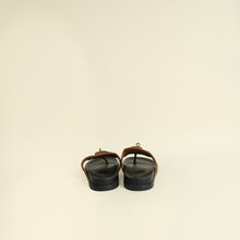 Hermes Gold Suede Goatskin Empire Sandal 40