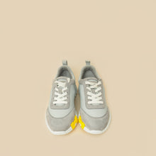 Hermes Gris Suede Mesh Bouncing Sneaker 40