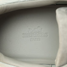 Hermes Gris Suede Mesh Bouncing Sneaker 40