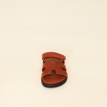 Hermes Maroon Muscavado Chypre Suede Goatskin Sandal 40