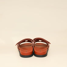 Hermes Maroon Muscavado Chypre Suede Goatskin Sandal 40