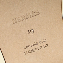 Hermes Gold Oran Sandal 40