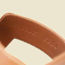 Hermes Gold Oran Sandal 40