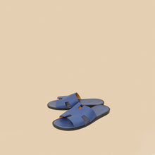 Hermes Saphir Blue Izmir Sandals 41.5