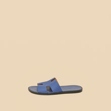 Hermes Saphir Blue Izmir Sandals 41.5