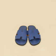 Hermes Saphir Blue Izmir Sandals 41.5