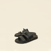 Hermes Noir Jackson Sandal 41