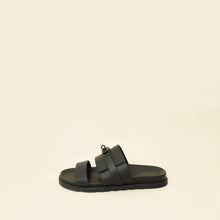 Hermes Noir Jackson Sandal 41