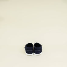 Hermes Bleu Indigo Job Suede Goatskin Loafer 42.5