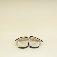 Hermes Naturel Suede Shearling Chypre Sandal 42
