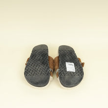 Hermes Naturel Suede Shearling Chypre Sandal 42