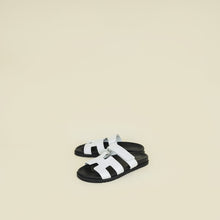 Hermes Blanc Chypre Calfskin Sandal 42