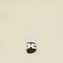 Hermes Blanc Chypre Calfskin Sandal 42
