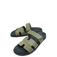 Hermes Vert Toundra Chypre Sandals 43