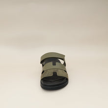 Hermes Vert Toundra Suede Chypre Sandal 44