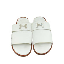 Hermes Blanc Arles Calfskin Mule 45