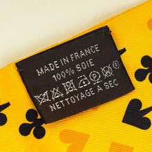 Hermes Multicolor Jeu de Cartes Print Twilly
