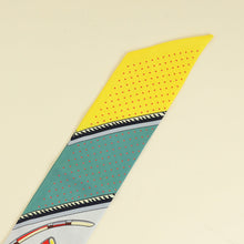 Hermes Multicolor Carriage Cannage Print Twilly