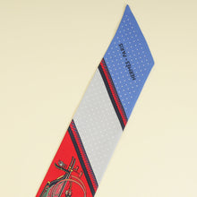 Hermes Red Multicolor Les Voitures À Transformation Printed Twilly
