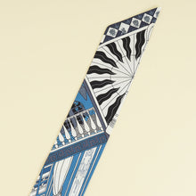 Hermes Bleu Multicolor Objets de Curiosités Printed Twilly
