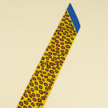 Hermes Yellow Multicolor Under the Waves Printed Twilly