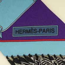Hermes Multicolor Au Bloc Fringed Twilly
