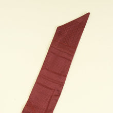 Hermes Bordeaux Quadrige pointes Cuir Twilly