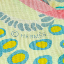 Hermes Multicolor Under The Waves Silk Twilly