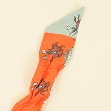 Hermes Orange Multicolor Parade Twilly